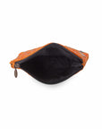 Aster Orange Zipper Pouches