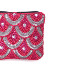 Aster Pink Zipper Pouches