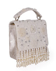 Floral Embroidered Clutch Clutches