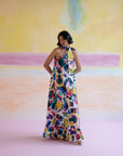 Rumi Maxi Dress in Arcade Print