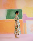 Paloma Midi Dress in Kakapo Print