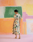 Paloma Midi Dress in Kakapo Print
