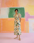 Paloma Midi Dress in Kakapo Print