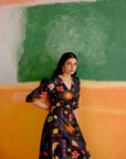 Paloma dress in aloha print