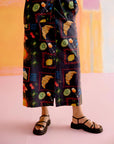 Ukiyo Co-ord Skirt Set in Aloha Print