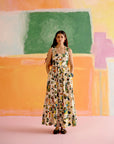 Valentine Maxi Dress in Kakapo Print