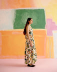 Valentine Maxi Dress in Kakapo Print