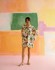 Mexicana Short Dress in Kakapo Print