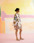 Mexicana Short Dress in Joy of Life Print