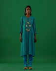 Ditya Turquoise (Kurta Set)