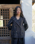 Hemis Double-Breasted Jacket – Noir