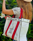 The India Tote - Poppy Red