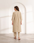 The Sand Beige Hemp Kurta & Pants Set