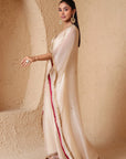 Mehrang Ivory Kaftan Kurta Set