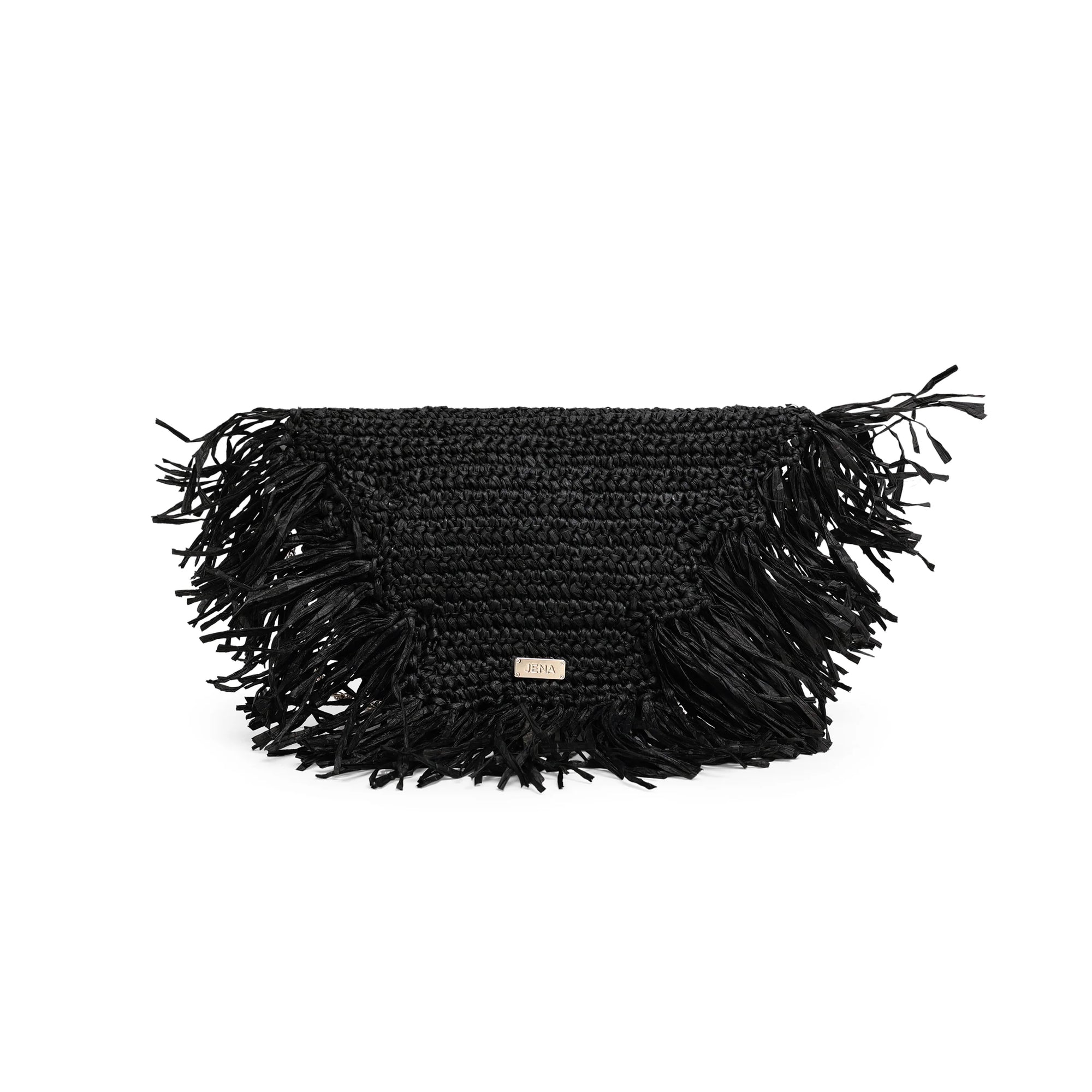 RAFFIA MOON BAG