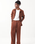 Checkered Shacket Set