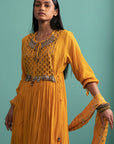 Adhira Yellow (Kurta Set)