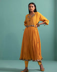 Adhira Yellow (Kurta Set)