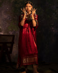 Sudevi Maroon (Kaftan)