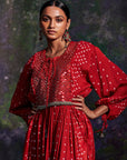 Vrinda Red Tunic