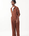 Checkered Shacket Set