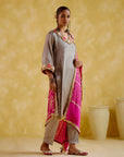 Aavya Silver (Kurta Set)