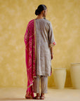 Aavya Silver (Kurta Set)