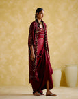 Malini Maroon (Bandhini)