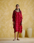 Annapoorna Maroon (Bandhini Kaftan)