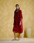 Annapoorna Maroon (Bandhini Kaftan)