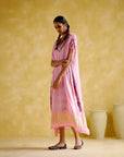 Anuradha Kalamkari Pink (Kaftan)
