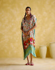 Linus Turquoise Printed (Kaftan)