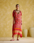 Advaita Red (Kaftan)