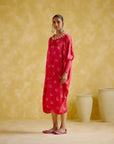 Annapoorna Pink (Bandhini Kaftan)