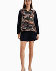 Dark Denim Herringbonestamp Jacket