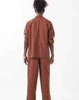 Checkered Shacket Set
