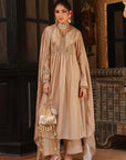 Ahista Ivory Printed Frockstyle Kurta Set