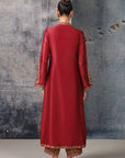 Mehrang Maroon Kurta Set