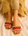 Adhika Red (Slider Heel)