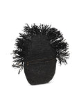 RAFFIA MOON BAG