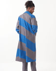 Diagonal Panel Jacket Set