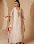 Mehrang Ivory Kaftan Kurta Set