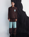 Epidermis Crochet Applique Trouser