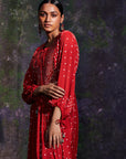 Vrinda Red (Kurta Set)