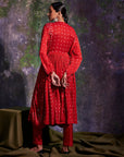Vrinda Red (Kurta Set)