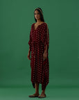 Indulekha Maroon (Kaftan)