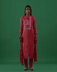 Gopika Red Mirror (Kurta)