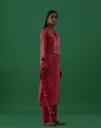 Gopika Red Mirror (Kurta)