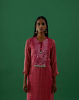 Gopika Red Mirror (Kurta)