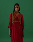 Vaishnava Red (Tunic)